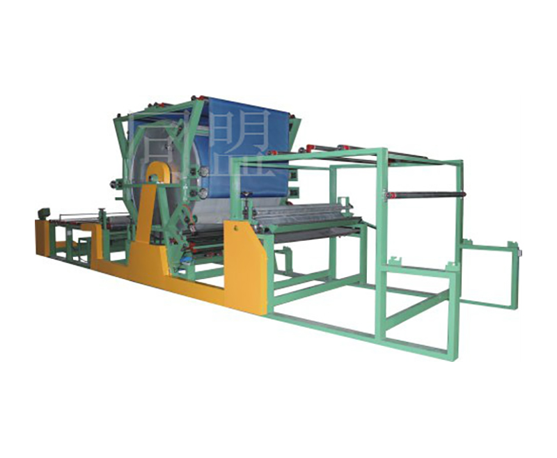 Horizontal single groove net tape bonding machine